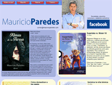 Tablet Screenshot of mauricioparedes.com